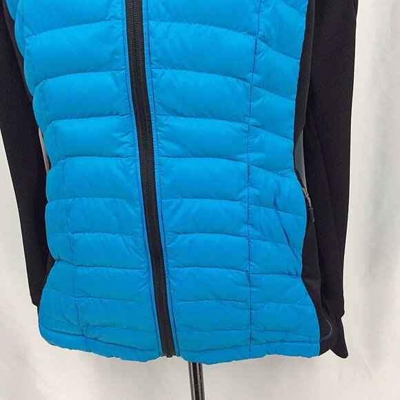 32 Degrees Weatherproof Down Puffer Jacket Womens Size Large Thumbholes Stretch - Picture 6 of 10